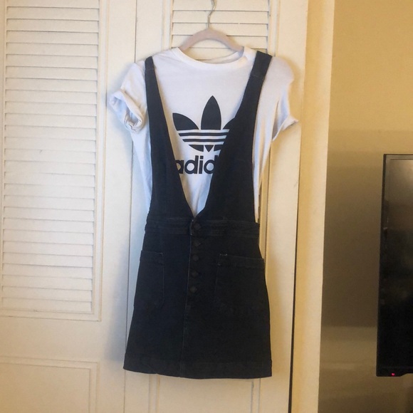 Free People Dresses & Skirts - Free People Black Overall Skirt